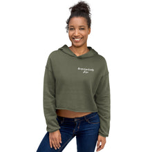 Load image into Gallery viewer, Unapologetically Dope Crop Hoodie